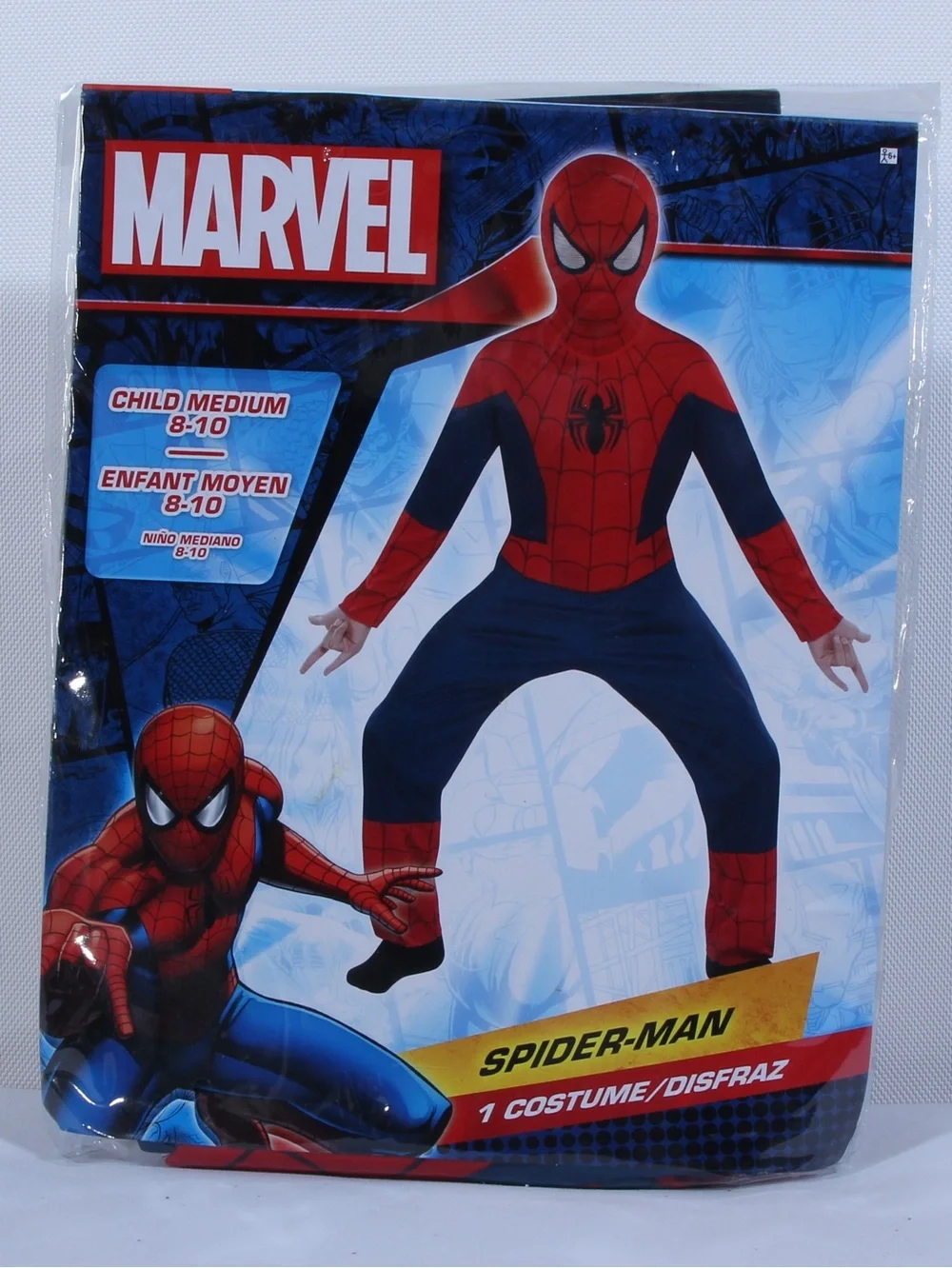 Party City Marvel Spiderman 2-piece Costume #187 NWT